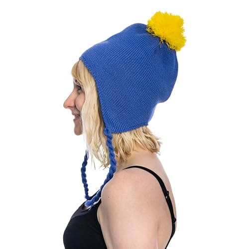 Costume Agent South Colorado Kid Craig Blue and Yellow Beanie Hat Halloween Costume Cosplay Accessory thumbnail 5