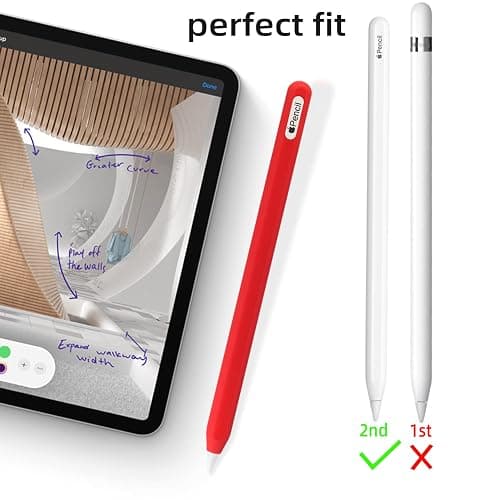 Ultra Thin Silicone Skin Cover Compatible with Apple Pencil 2nd Gen, Protective Silicone Case for iPad Pro 11 12.9 inch 2018 Pencil Case Shockproof Soft Silicone Sleeve(Matcha Green) thumbnail 2