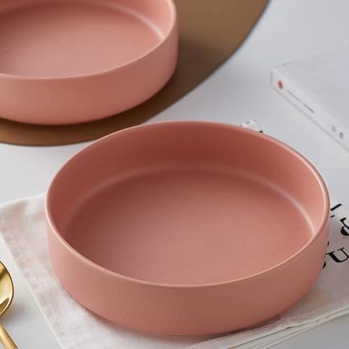 Stone lain Stella Pasta Bowl 6-Piece Set, Round, Porcelain, Terracotta thumbnail 3