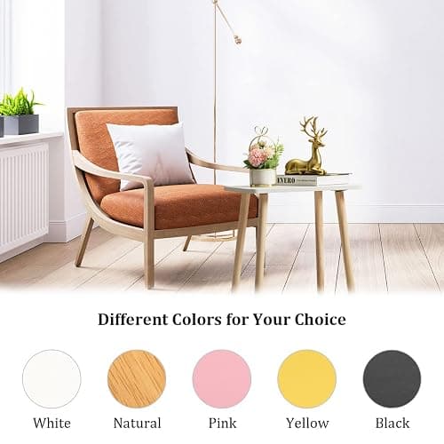 FORAOFUR Nursery Side Table, Small End Table Accent Table Living Room Balcony Office, Modern Side Bedside Home Decor, for Small Spaces, Easy Assembly thumbnail 7