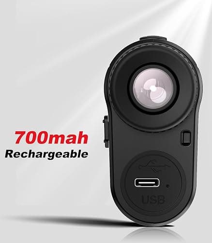 Golf Rangefinder with Slope, 1000 Yards Range Finder Golf, 6X Magnification, Flag Locking Vibration, Rechargeable Laser Range Finder thumbnail 6