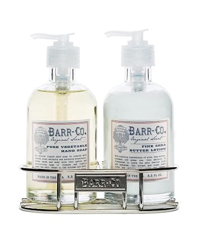 BARR-CO Original Scent Hand Soap & Shea Butter Lotion Duo with Caddy - Image 1