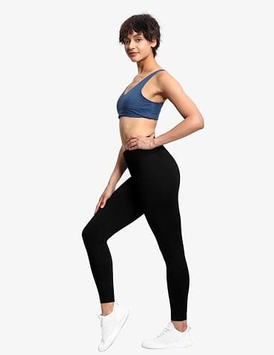 THE GYM PEOPLE Women's High Waist Workout Legging Soft Tummy Control Squat Proof Yoga Running Pants thumbnail 3