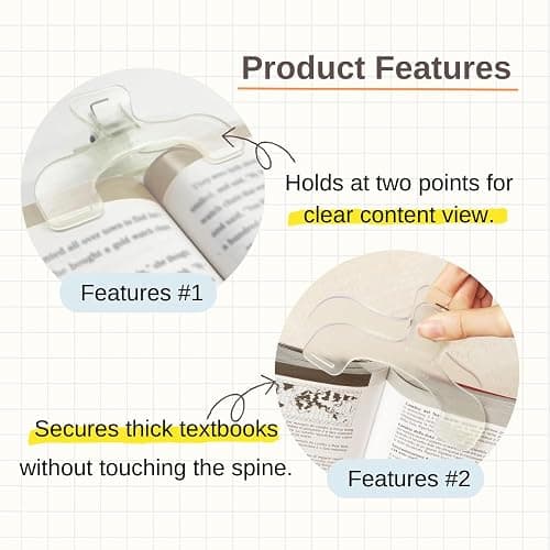 Sun-Star Versatile Crown Page Holder Clip - Ideal for Notebooks, Textbooks, Sheet Music and Maps, Night Forest S3623351 (Authentic Hologram for US and EU Only) 4.7 x 3.0 x 1.6 inches thumbnail 5