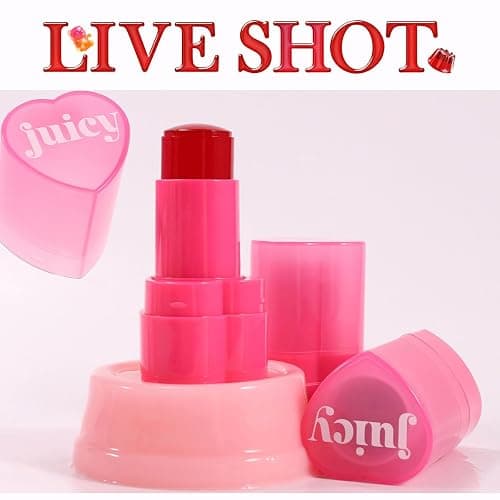 Multi-Use Water Jelly Tint Stick Sheer Lip & Cheek Stain Finish, 3-In-1 Cheek Blush & Eyeshadow & Lip Tinted Long-Lasting Moisture - 1,000+ Swipes Per Stick (# 07, 0.32oz) thumbnail 6