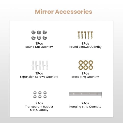 pertetey Home Gym Mirror, 56X16 Inch(Each)-2Pack Large Frameless Tempered Glass Full Body Wall Mounted for Yoga, Exercise, Dance Studio thumbnail 6