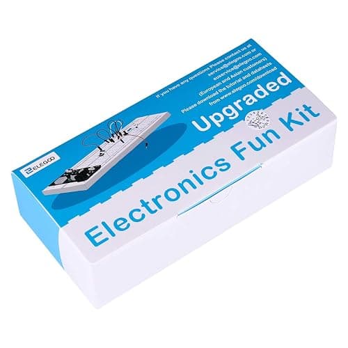 ELEGOO Upgraded Electronics Fun Kit w/Power Supply Module, Jumper Wire, Precision Potentiometer, 830 tie-Points Breadboard Compatible with Arduino, STM32 thumbnail 6