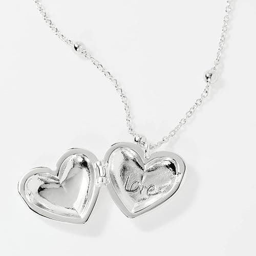 RADLEY Ladies Silver Plated Bobble Chain Heart Locket Necklace RYJ2329S thumbnail 4