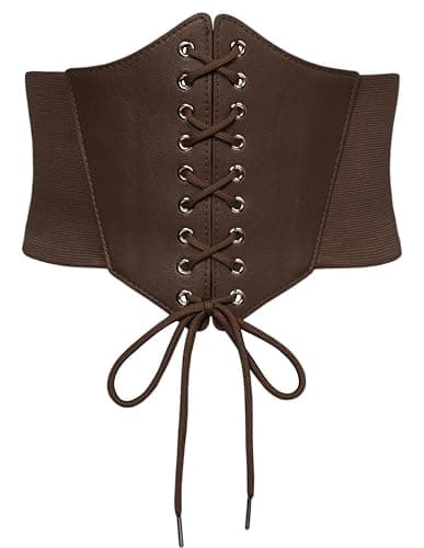 Scarlet Darkness Women Wide Belt Elastic Waist Belt Corset Belts for Dress - Image 1