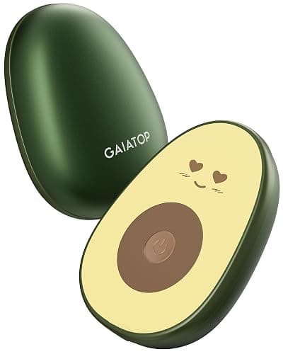 Gaiatop Hand Warmers Rechargeable 2 Pack, Magnetic 3 Settings Fast Heating Avocados Shape, Electric Portable Pocket Heater, Reusable Hot Hands Gifts for Women Men Outdoor Camping Hunting Golf - Image 1