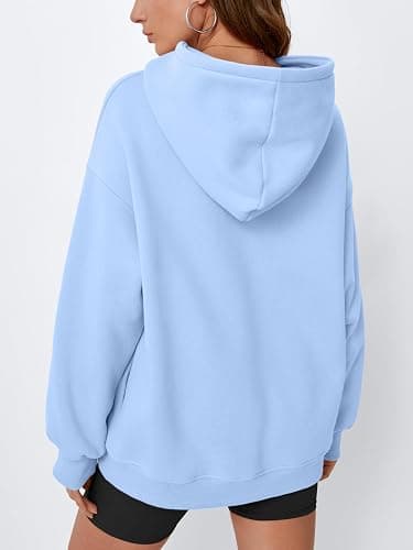 EFAN Womens Oversized Hoodies Fleece Hooded Sweatshirts Fall Fashion Outfits 2025 Cute Clothes with Pockets thumbnail 3