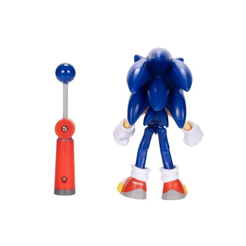 Sonic the Hedgehog 4-inch Sonic Action Figure with Blue Checkpoint Accessory. Ages 3+ (Officially licensed by Sega) thumbnail 5