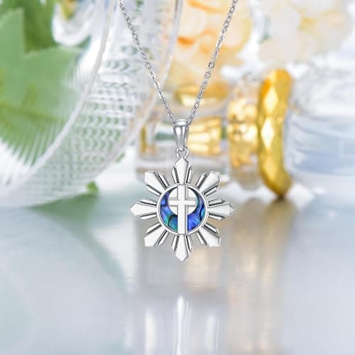 LEECCI Philippines Sun Necklace 925 Sterling Silver Filipino Pendant Philippine Filipina Pride Jewelry Gifts for Filipino Friend Family thumbnail 2