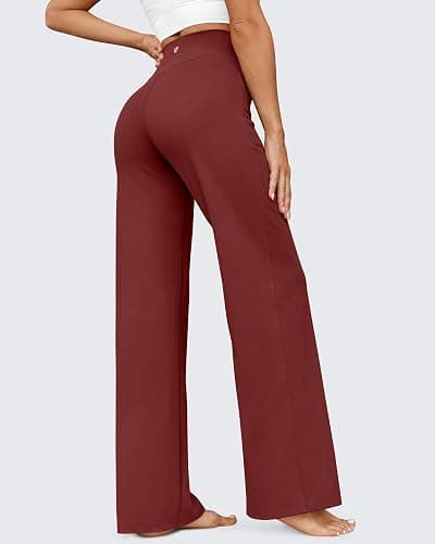 G4Free EverGoing Wide Leg Pants for Women Yoga Pants High Waist Sweatpants with Pockets Stretch Lounge Pants Comfy Workout thumbnail 2
