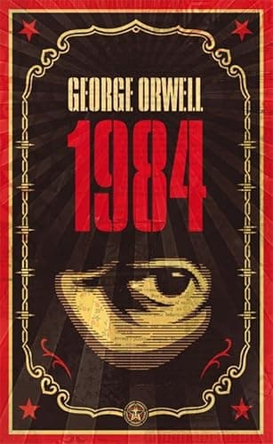 1984: The dystopian classic reimagined with cover art by Shepard Fairey (Penguin Essentials, 95) - Image 1