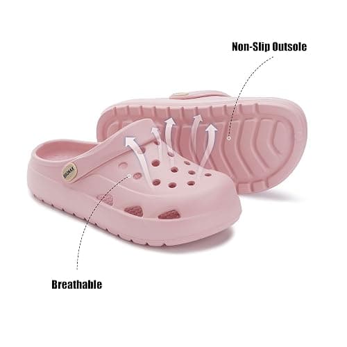 BRONAX Cushioned Arch Support Garden Clogs for Men and Women | Could-Like Sole, Supportive, Lightweight Comfort, Classic Style, Easy Slip on and off, Indoor and Outdoor Versatility thumbnail 4