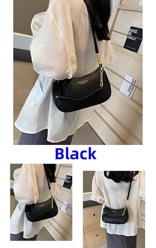 VTYFRY Crossbody Bags for Women Trendy Crescent Shoulder Underarm Small Purse Retro Classic Hobo Clutch Handbag Fashion Y2K thumbnail 2