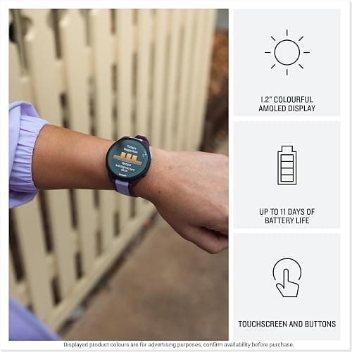 Garmin Forerunner 165 Music GPS 43mm Running Smartwatch, Lightweight, AMOLED Touchscreen, Advanced Training & Insights, Safety & Tracking Features, up to 11 days Battery Life, Whitestone thumbnail 3