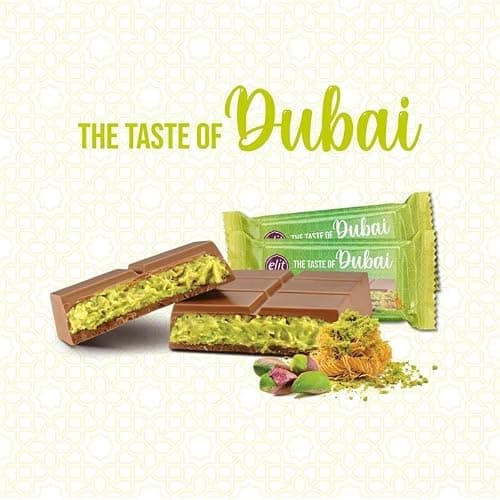 Dubai Chocolate Bar Pistachio Knafeh – Premium Milk Chocolate with Roasted Pistachios & Crispy Knafeh, Pistachio Cream Infused, 3.17 oz (90g) thumbnail 2