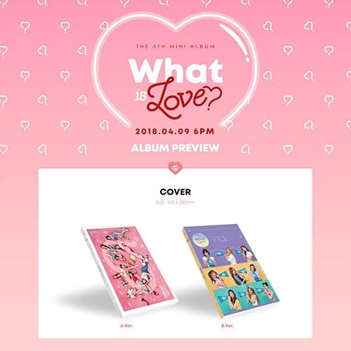 WHAT IS LOVE? The 5th Mini Album (Random Ver.) Cover + Photobook R + Lyrics Clear Postcard + Sticker + 5 Extra Photocards Official K-POP Sealed Album thumbnail 2