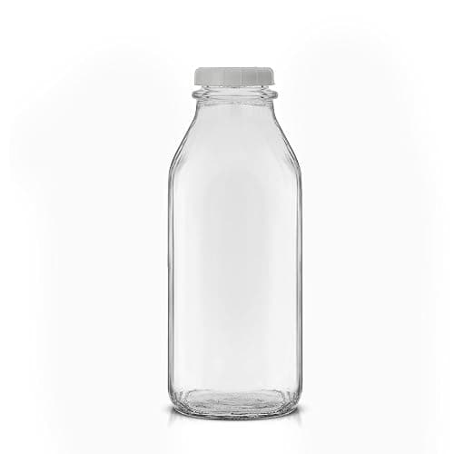 JoyJolt Glass Milk Bottles with Lids and Pourer – 32 Oz, 3 Pack Airtight Heavy Duty Reusable Glass Bottles, Leakproof, BPA-Free, Food Grade, Dishwasher Safe Jug, Pitcher for Milk, Juice, and Water thumbnail 6