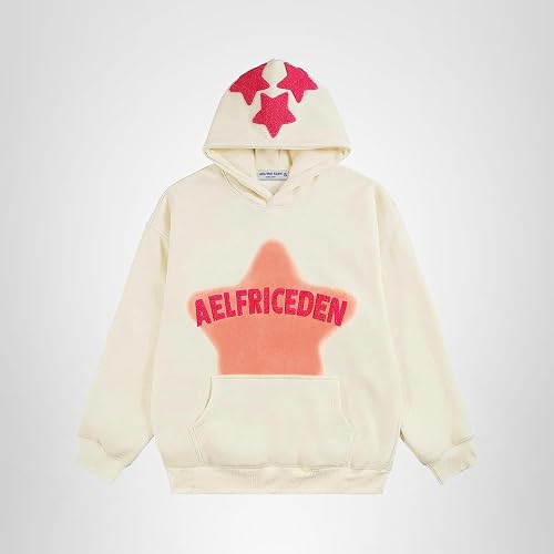 Aelfric Eden Graphic Hoodies for Men Y2K Printed Hoodie Sweatshirt Casual Oversized Long Sleeve Vintage Streetwear Pullover thumbnail 7