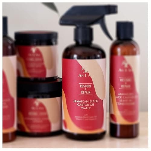 As I Am JBCO Water 16 oz - Nano Curl Strengthener - Moisturizes and Detangles - Anti-Frizz - Increases Fiber Strength - Enriched with Jamaican Black Castor Oil, Vitamin C, and Vitamin E, Red thumbnail 4