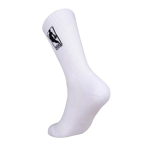 Ultra Game Men's NBA Official Athletic Cushioned Secure Fit Crew Socks-6 Pack thumbnail 3
