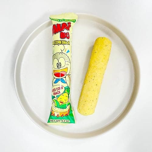 Japanese Snacks Variety Pack, Corn and Cheese Flavor, Corn Puffed Dagashi Mix, 30 Sticks thumbnail 4
