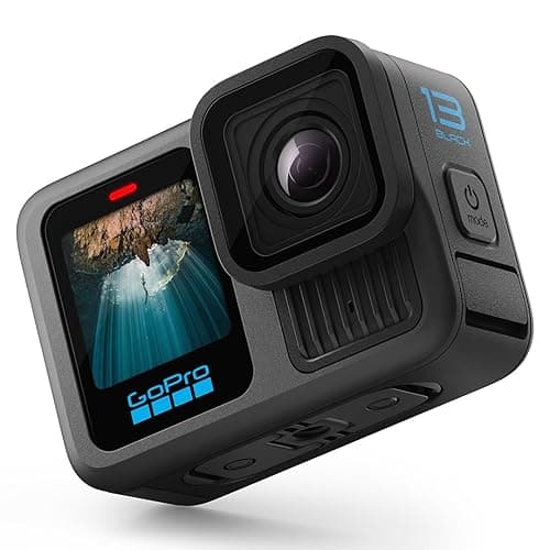 GoPro HERO13 Black - Waterproof Action Camera with 5.3K60 Video, 27MP Photo + Compatability with HB-Series Lenses - H13 thumbnail 2