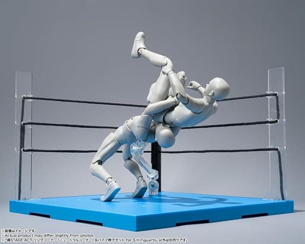 TAMASHII NATIONS - Act Ring Corner (Neutral) & Folding Chair Set for S.H.Figuarts, Bandai Spirits Tamashii Stage thumbnail 5