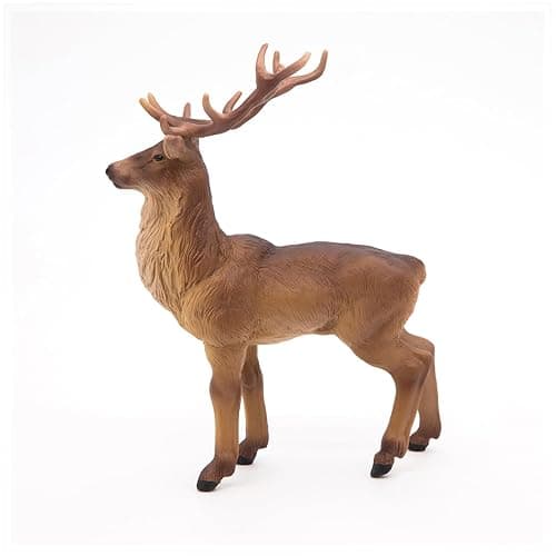 Papo -Hand-Painted - Figurine -Wild Animal Kingdom - Stag -53008 -Collectible - for Children - Suitable for Boys and Girls- from 3 Years Old thumbnail 8