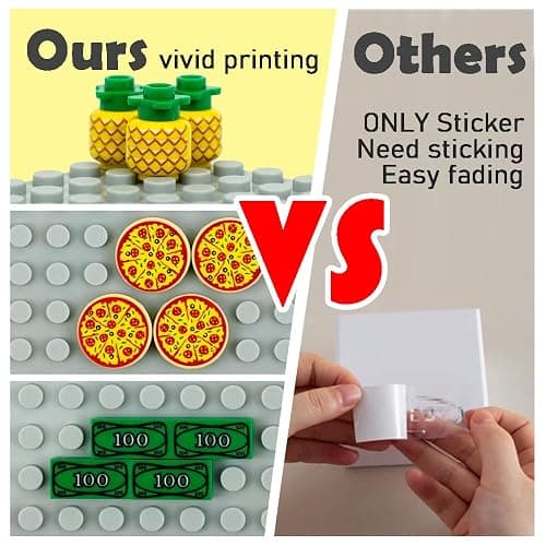 City Food Accessories - Building Block Friends Animals Bricks, People House Kitchen Farm Restaurant MOC Pieces Parts, Classic Party Favors Toys for Boys Girls thumbnail 4