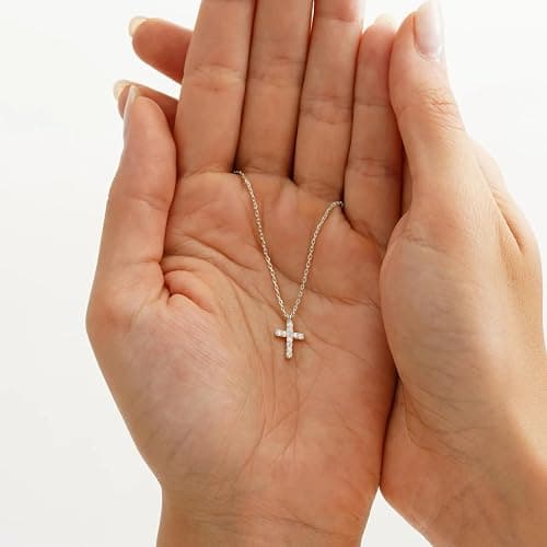 Fesciory Cross Necklace for Women, 14K Gold Plated Cross Pendant Dainty Layered Chain Necklace Jewelry Gifts thumbnail 7