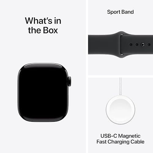 Apple Watch Series 11 [GPS 42mm] Smartwatch with Jet Black Aluminum Case with Black Sport Band - S/M. Sleep Score, Fitness Tracker, Health Monitoring, Always-On Display, Water Resistant thumbnail 10