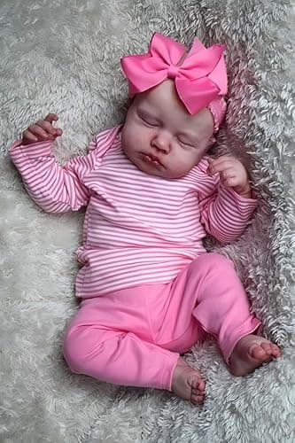 iCradle Reborn Baby Dolls 20 Inch Reborn Baby Dolls Silicone Weighted Body Newborn Toddler Dolls Best Wish for Age3+ - Image 1