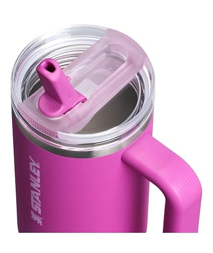 STANLEY Quencher ProTour Flip Straw Tumbler with Leakproof Lid 30 oz | Built-In Straw & Handle | Cupholder Compatible for Travel | Insulated Stainless Steel Cup | BPA-Free | Dark Blossom thumbnail 3