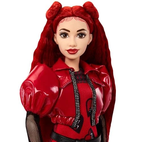 Mattel Disney Descendants: The Rise of Red Fashion Doll & Accessory – Red, Daughter of Queen of Hearts with Movie-Inspired Clothes & Pocket Watch thumbnail 3