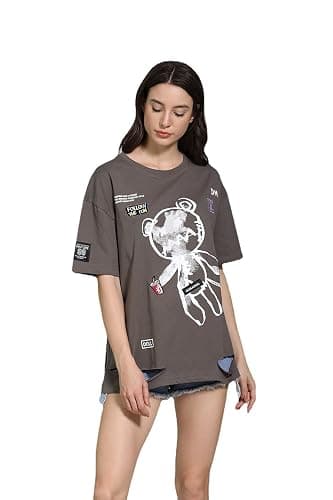 Women Goth T Shirt Y2K Harajuku Graphic Tops Cotton Anime Clothes thumbnail 7
