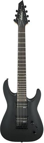 Jackson JS22-7 Dinky 7-string Electric Guitar - Satin Black - Image 1