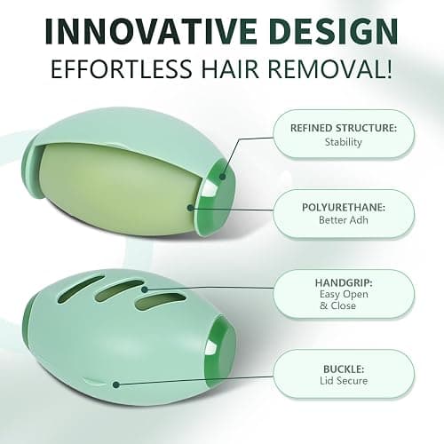 Reusable Lint Roller for Pet Hair Extra Sticky Mini Lint Roller Travel Size, Washable Portable Lint Remover for Clothes, Couch, ForestGreen-MediumAquamarine, 2.559in*3.94in thumbnail 4