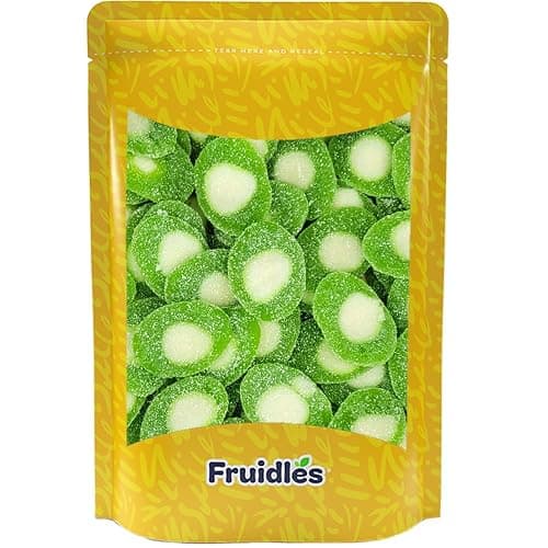 Fruidles Sour Kiwi Slices, Soft Chewy Gummy Candy, Fat-Free (Half-Pound) thumbnail 8