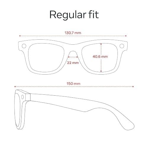 Ray-Ban Meta (Gen 2), Wayfarer, Matte Black | Smart AI Glasses for Men, Women — 2x Battery Life — 3K Ultra HD Resolution — 12 MP Ultra-Wide Camera, Audio, Video — Clear Lenses — Wearable Technology thumbnail 7