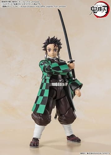 TAMASHII NATIONS - Demon Slayer: Kimetsu no Yaiba - Tanjiro Kamado S.H.Figuarts Action Figure | Demon Slayer Kimetsu No Yaiba 6 Inch Action Figure S.H. Figuarts - Tanjiro Kamado thumbnail 3