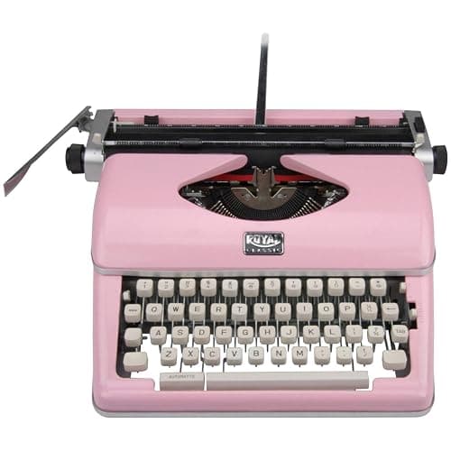 Royal 79105Y Classic Manual Typewriter (Pink) thumbnail 4