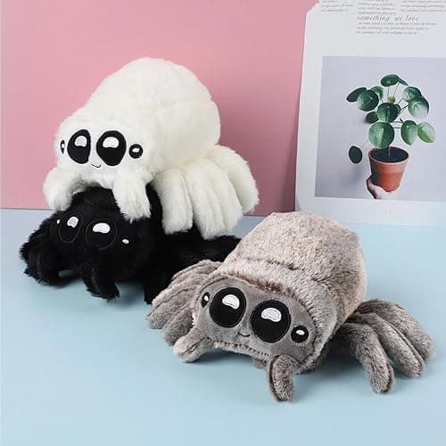 Jorkei Spider Plush Toy 9 inches - This Cute Spider Plush Animal Toy, is Perfect for Birthday Gifts, Halloween, and Valentine's Day Alone! thumbnail 6