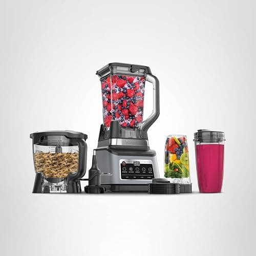 Ninja BN801 Professional Plus Kitchen System, 1400 WP, 5 Functions for Smoothies, Chopping, Dough & More with Auto IQ, 72-oz.* Blender Pitcher, 64-oz. Processor Bowl, (2) 24-oz. To-Go Cups, Grey thumbnail 14