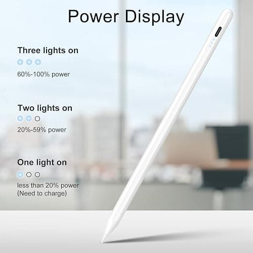 Stylus Pen for iPad Pencil 10th Generation, 3X Fast Charge Apple Pencil with Palm Rejection & Tilt Sensitivity, Compatible for 2018-2025 iPad 6/7/8/9/10/11, Pro 11"/12.9"/M4, Air 3/4/5/M2/M3, Mini 5/6 thumbnail 4