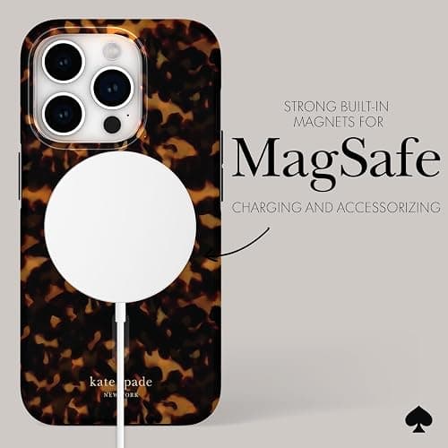 kate spade new york iPhone 15 Pro Case, Compatible with MagSafe - Tortoiseshell thumbnail 5