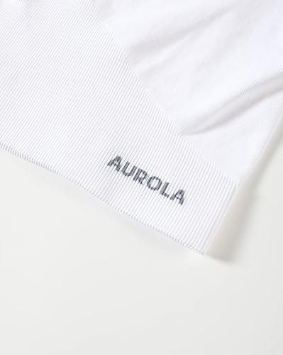 AUROLA Serpent Women's Seamless Long Sleeve Crop Top Workout Shirts | Crew Neck, Serpent Print, Cropped Length, Slim Fit, Sculpting Seamless Knit, Moisture-wicking, Activewear, Athletic Yoga Top thumbnail 6